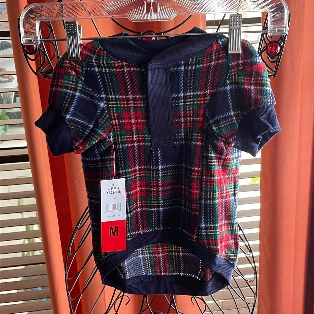 🐾🐾🐾3 for 12$🐾🐾🐾Eddie Bauer Tartan Dog Flannel Bodysuit - Red, Green, Navy